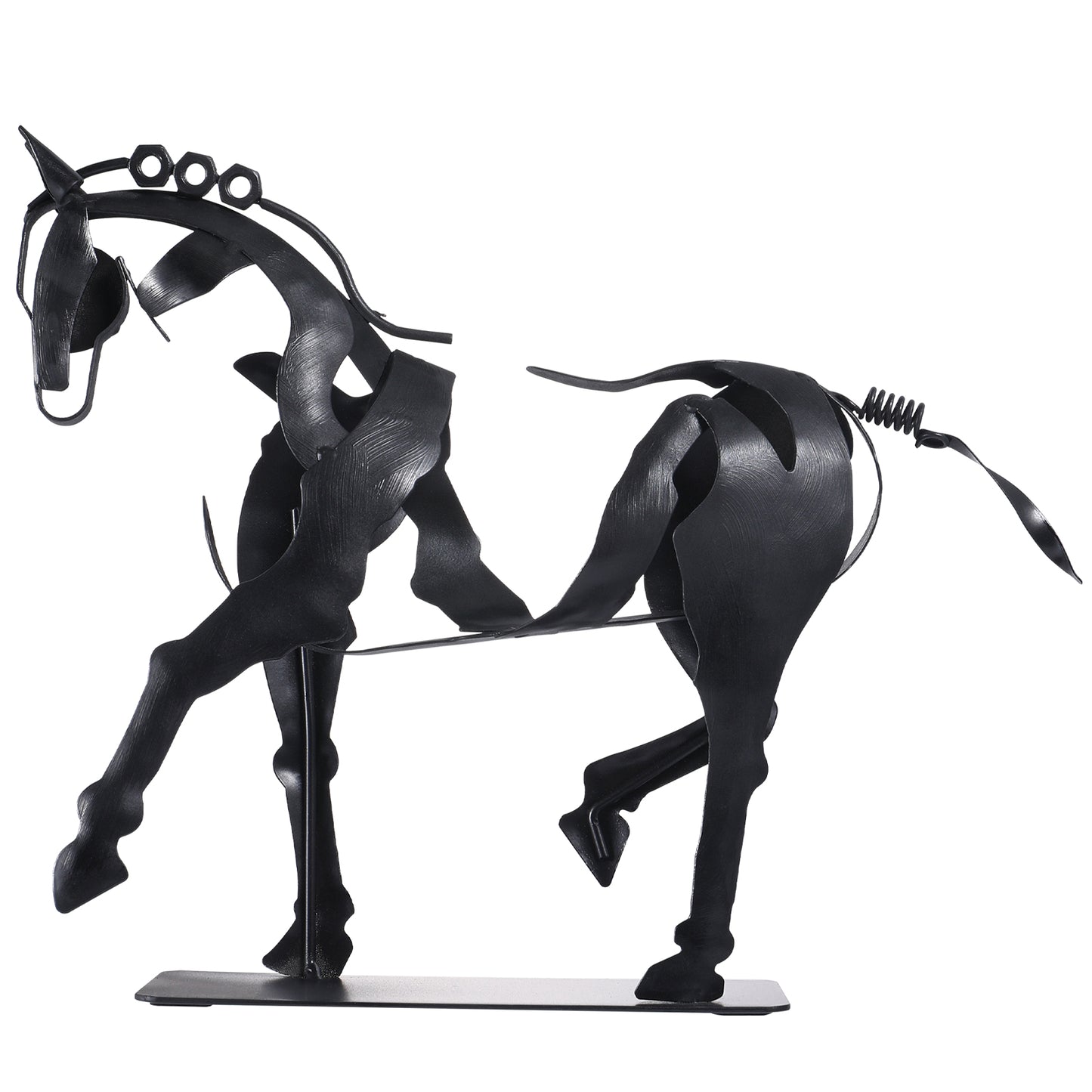 SunBlogs Art Metal Horse Statue & Sculpture Decor