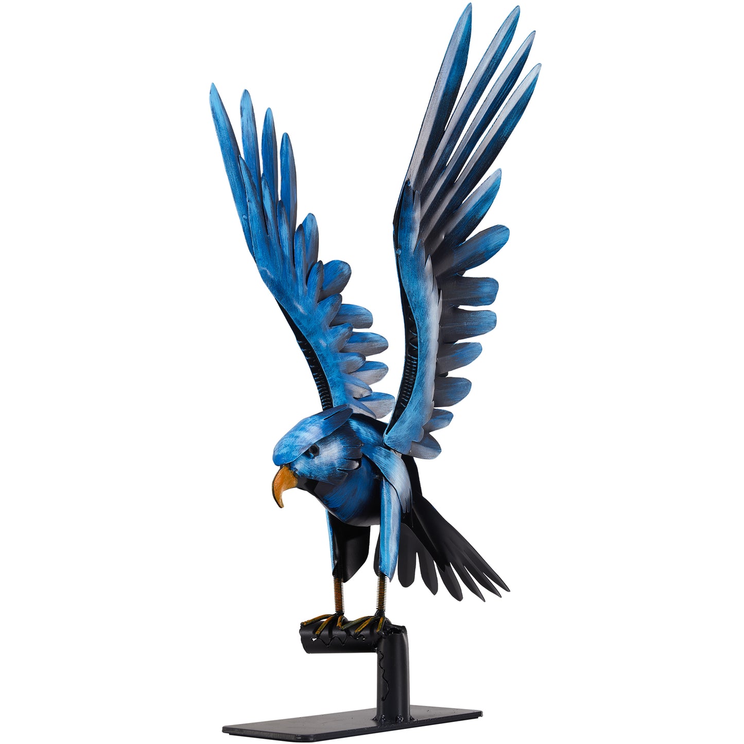 SunBlogs Art Metal Flying Eagle Statue & Sculpture Decor