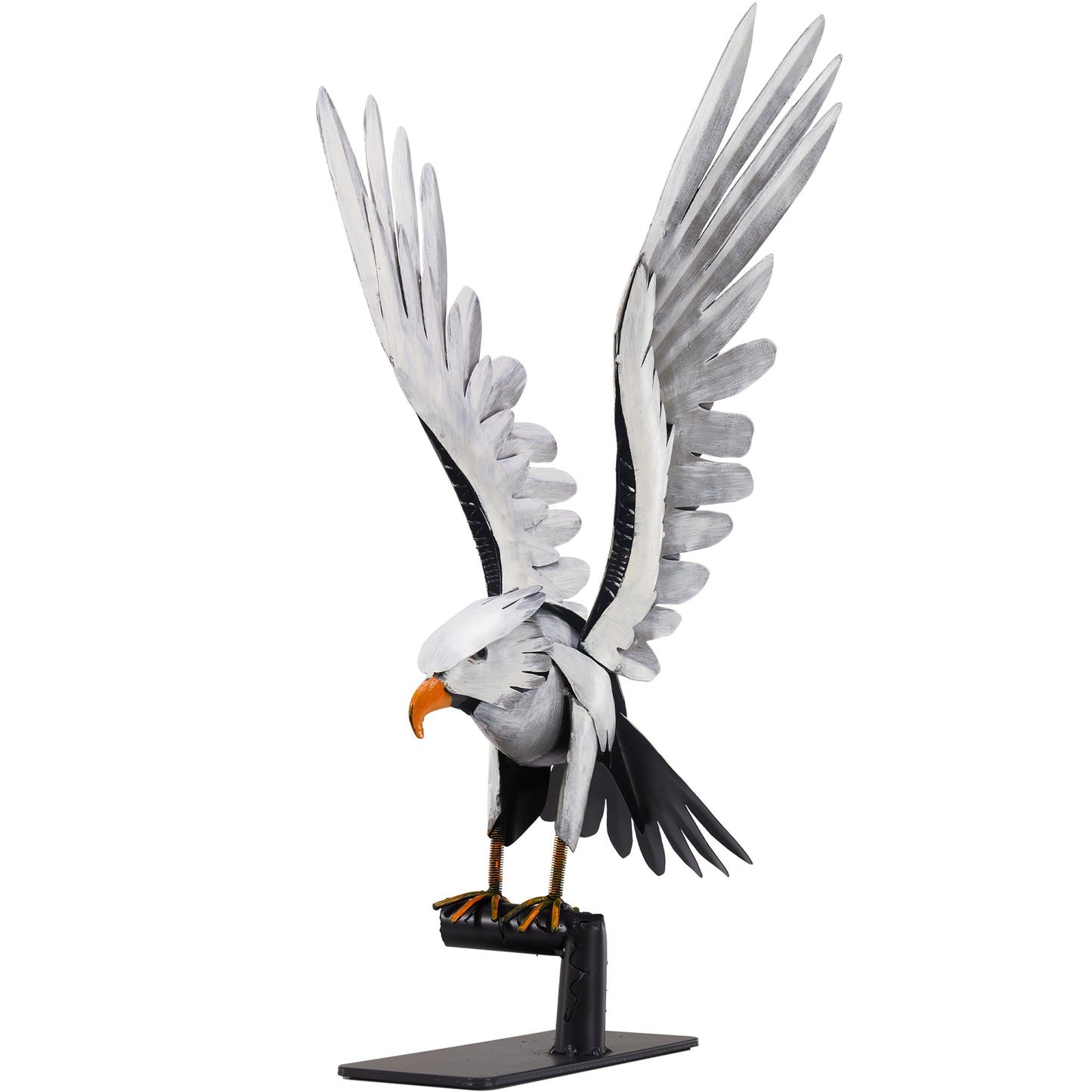SunBlogs Art Metal Flying Eagle Statue & Sculpture Decor