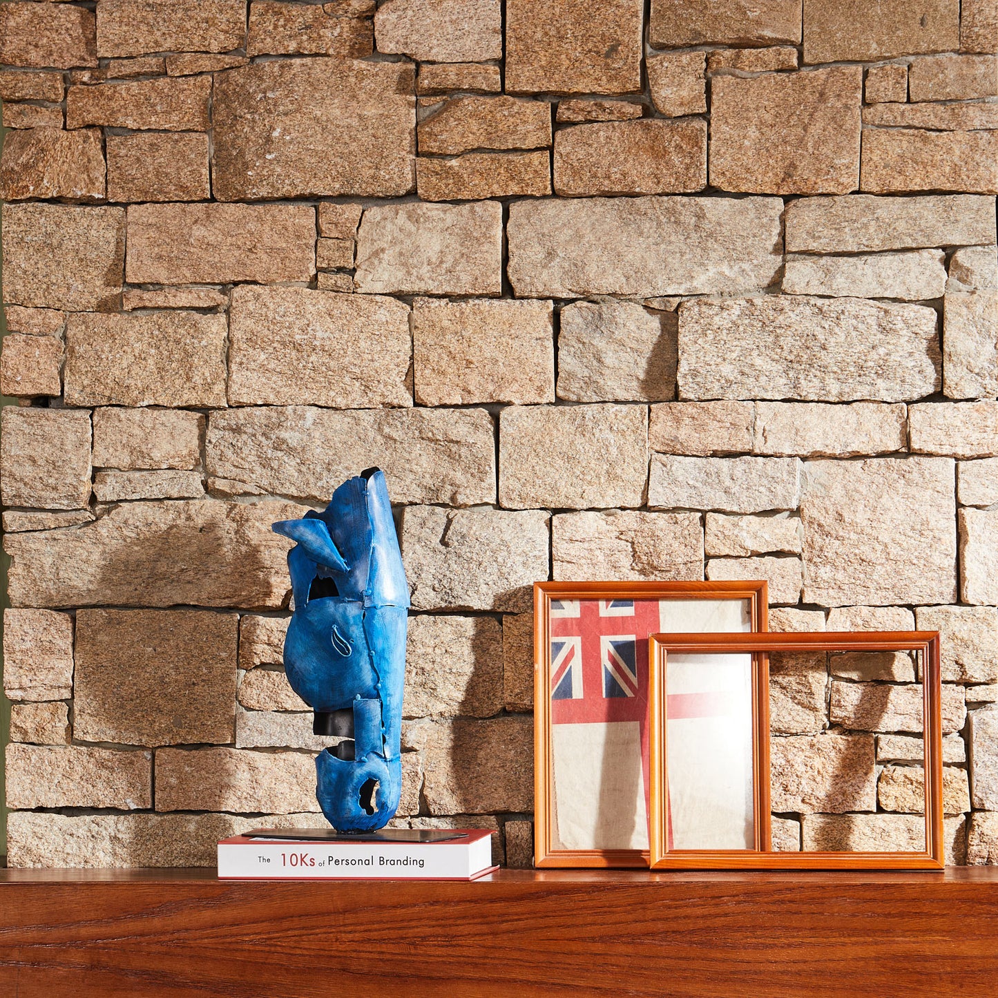 SunBlogs Art Metal Horse Head Statue & Sculpture Decor