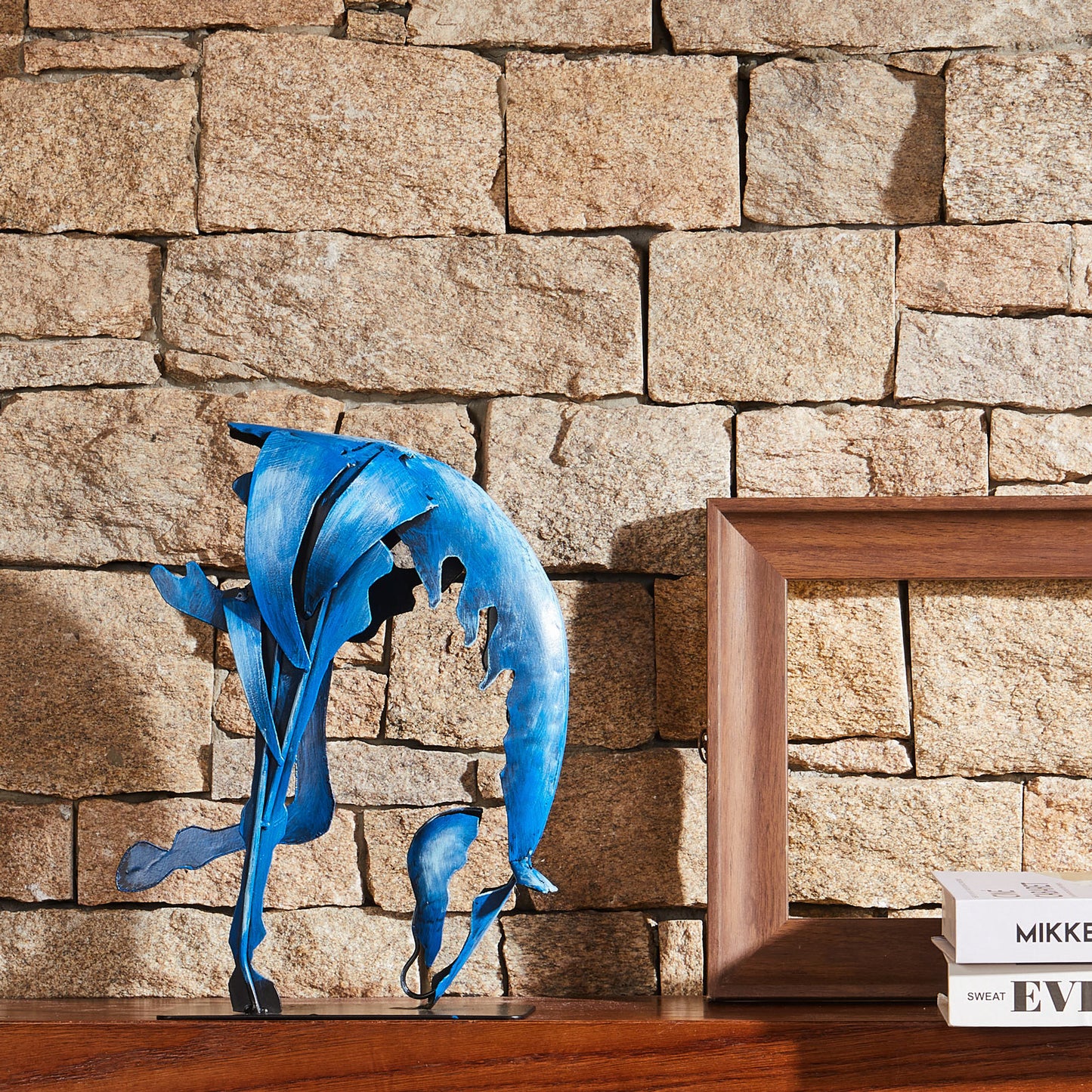 SunBlogs Art Metal Horse Statue & Sculpture Decor