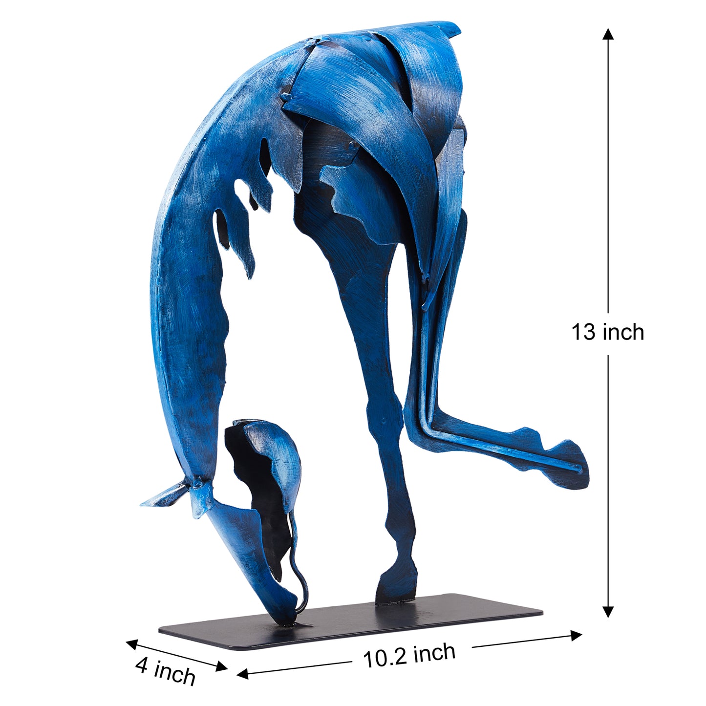 SunBlogs Art Metal Horse Statue & Sculpture Decor